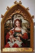 Pieter van Aelst Madonna witch Child oil painting